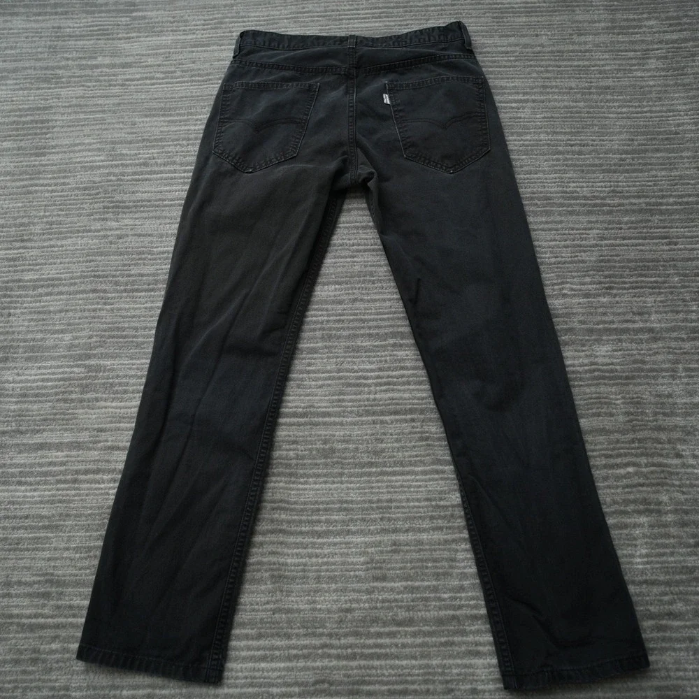 Levis Jeans‎ Men Pants Black White Tag 31 x 29.625